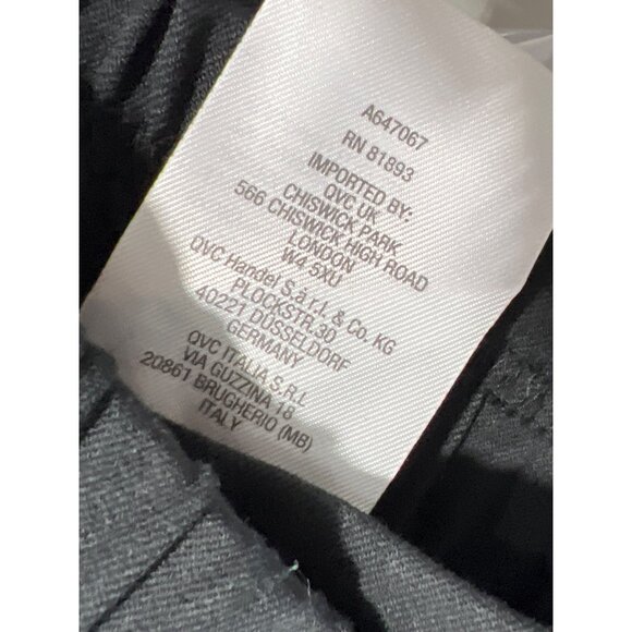 Isaac Mizrahi Live Regular 24/7 Stretch Culottes with Seam Detail Womens 10 NEW - Picture 5 of 7